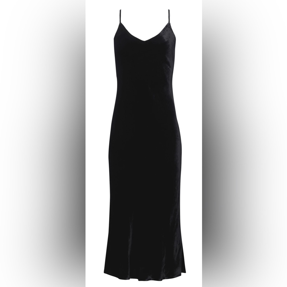 L’Agence Seridie Velvet Slip Dress